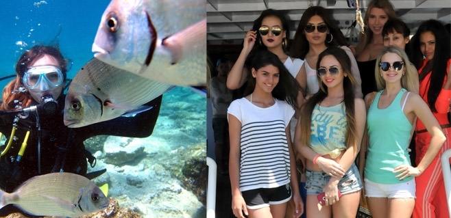 Bodrum'un mavi sularına dalış