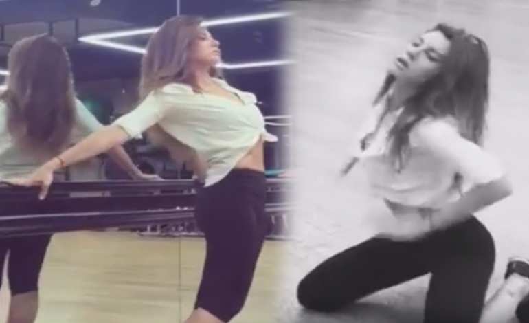 Gökçe Bahadır'ın seksi dansı olay oldu