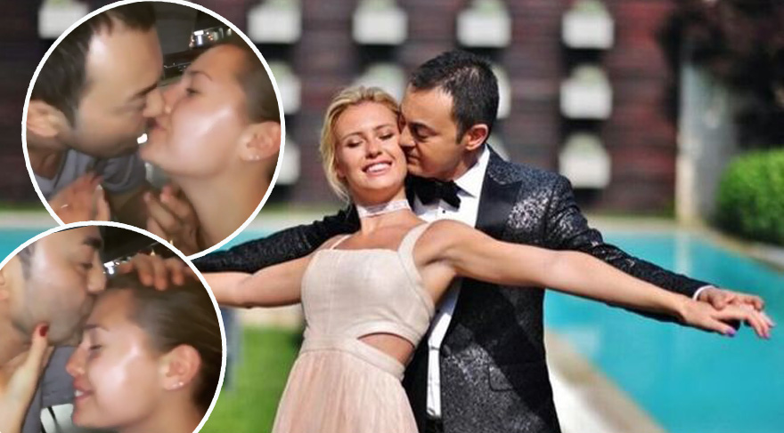Serdar Ortaç eşi Chloe’yi öpücüklere boğdu