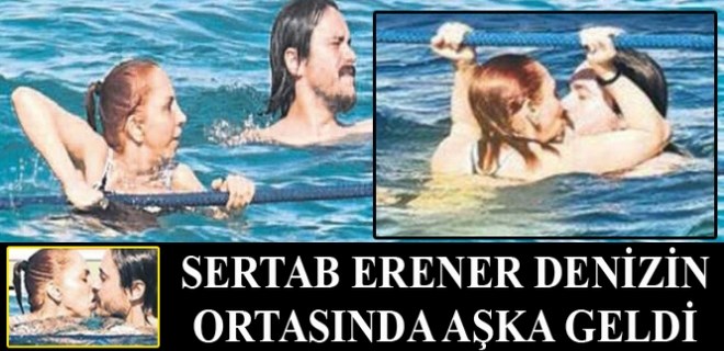 Sertab Erener denizin ortasında aşka geldi!