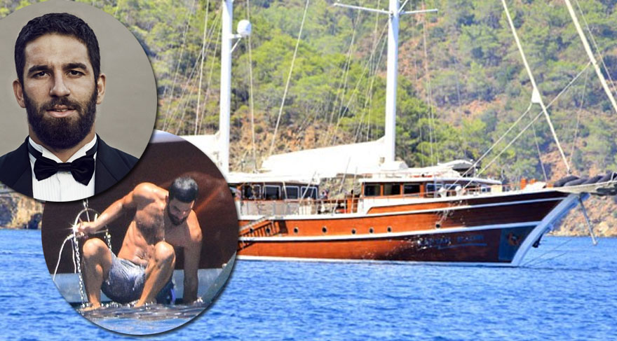 Arda Turan günlüğü 24 bin TL’ye lüks gulet kiraladı