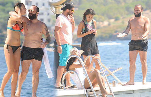 Berkay-Özlem Katipoğlu ile Gizem-Hakan Hatipoğlu çifti tatilde