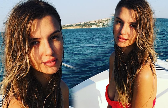 Leyla Lydia Tuğutlu tatilde