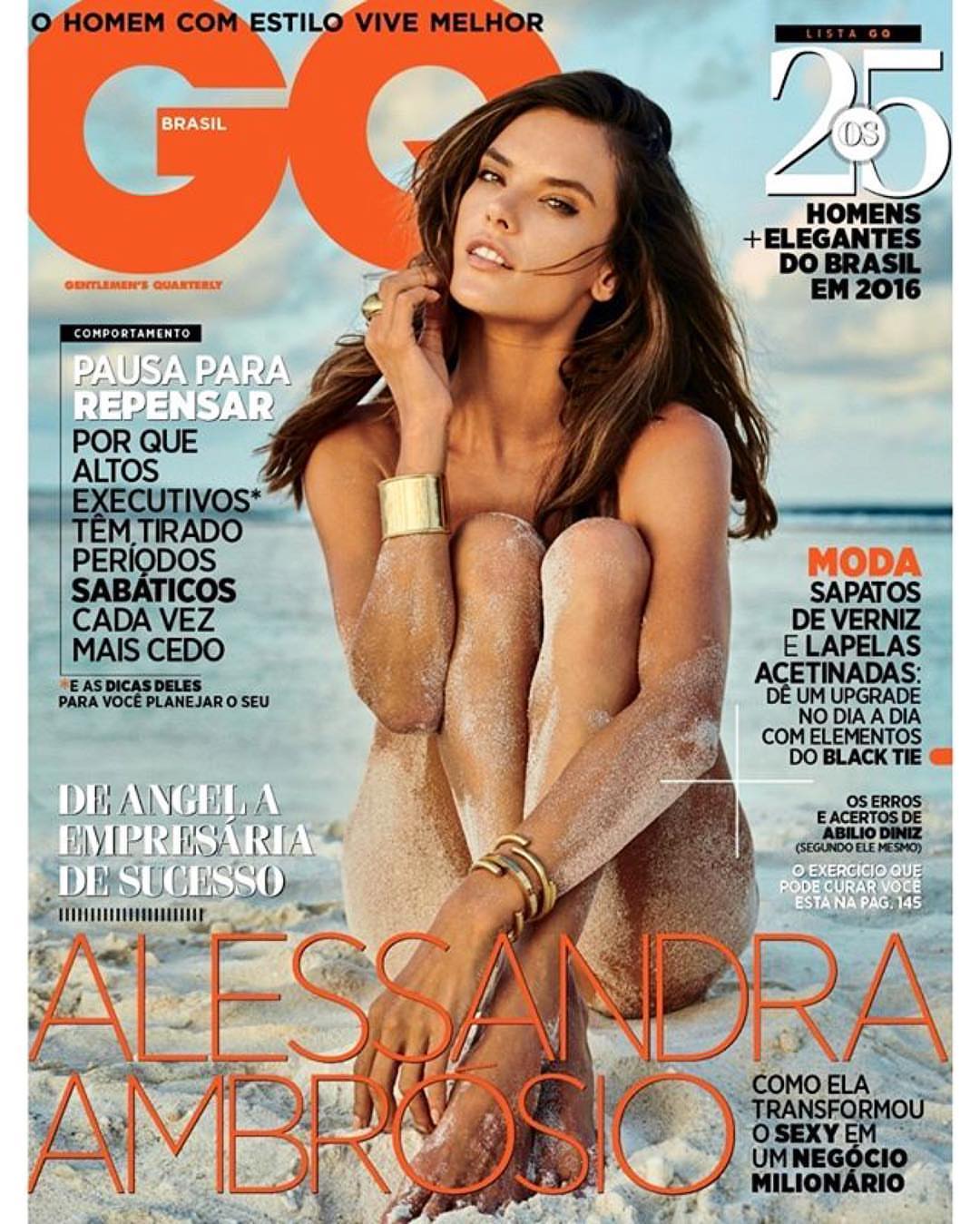 Alessandra Ambrosio GQ Dergisine Soyundu
