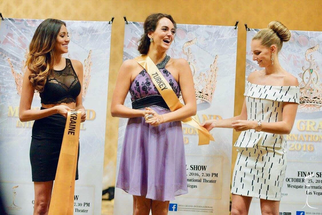 Diana Osypenko ,Las Vegasta Türkiyeyi temsil etti