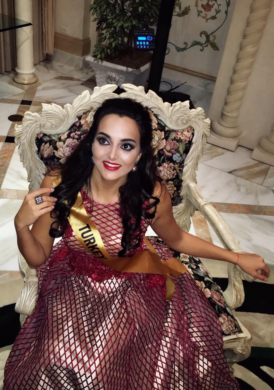 Diana Osypenko ,Las Vegasta Türkiyeyi temsil etti