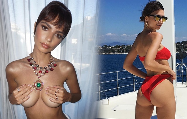 Emily Ratajkowski, Cannes tatilinden paylaştı!