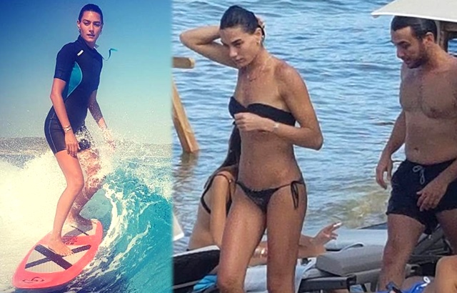 Hande Subaşı, formunu korumak için spor yapıyor!