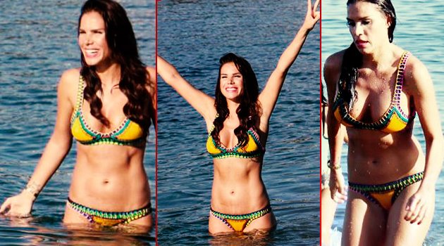 Lara Surol tatil sezonunu Bodrum’da açtı! 