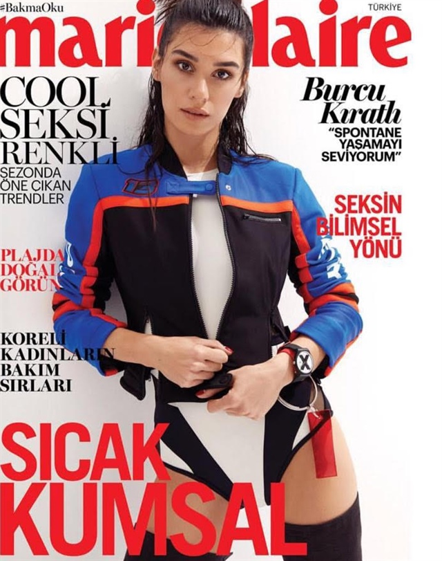 Kapak yıldızı Burcu Kıratlı