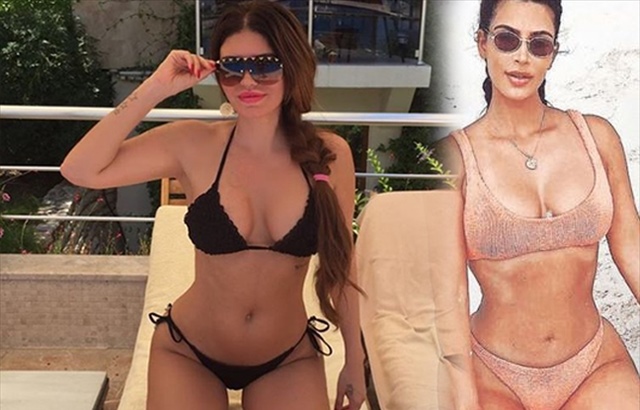 Ebru Polat, Kim Kardashian'a özendi!  