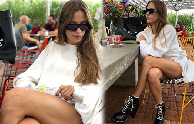 Serenay’ın bacakları yağmur tweetinin önüne geçti