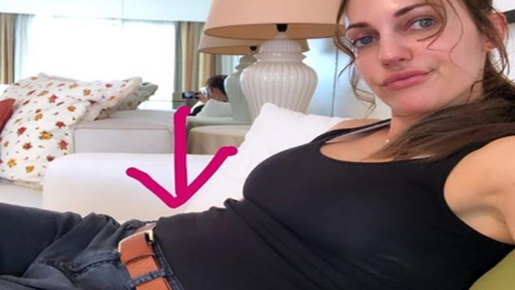 Meryem Uzerli'nin şaşırtan fotoğrafı