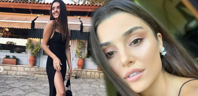Hande Erçel'in paylaştığı fotoğraflar sosyal medyayı salladı!
