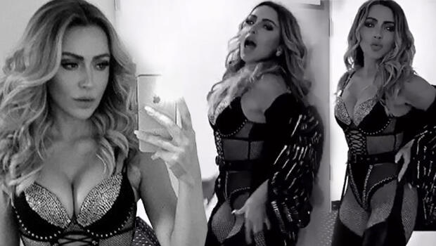Hadise’nin konser kıyafeti Adriana Lima’nın iç çamaşırıyla aynı