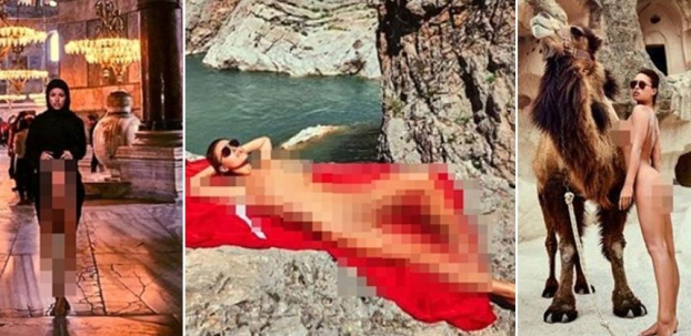 Ayasofya’da çıplak poz veren Belçikalı Marisa Papen’e soruşturma