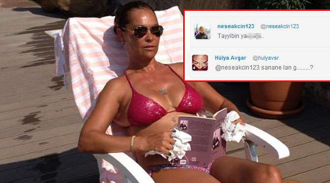 Avşar kızını kızdıran tweet