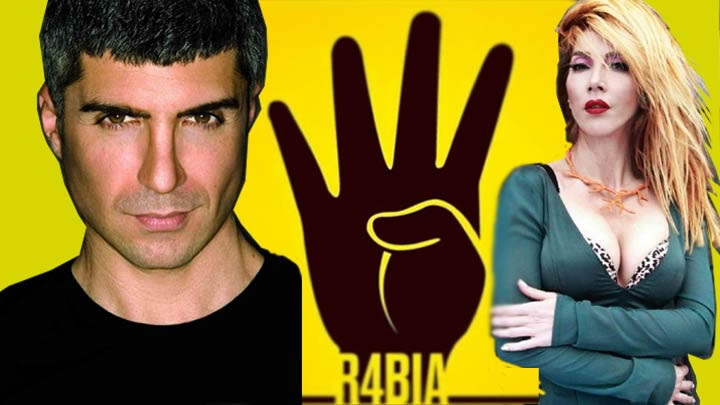Sanat dünyasında da 'Rabia' işareti