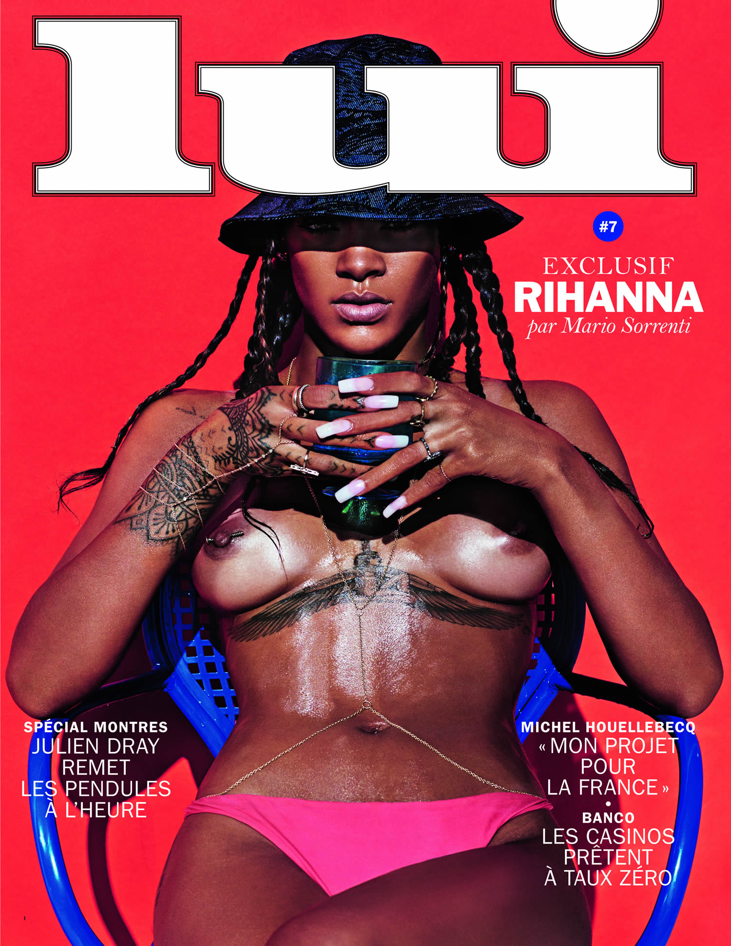 Rihanna by Mario Sorrenti for Lui Magazine May 2014