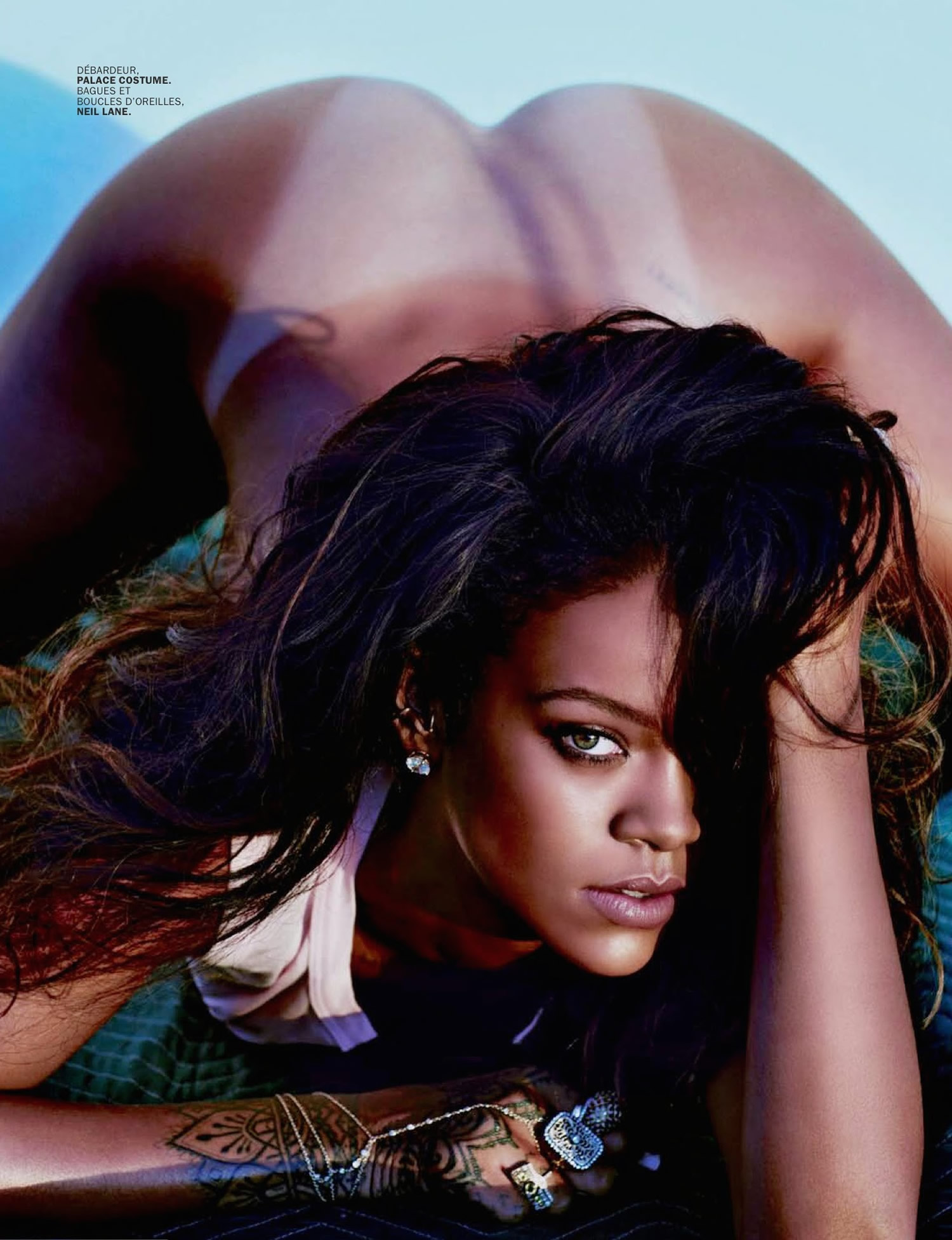 Rihanna by Mario Sorrenti for Lui Magazine May 2014