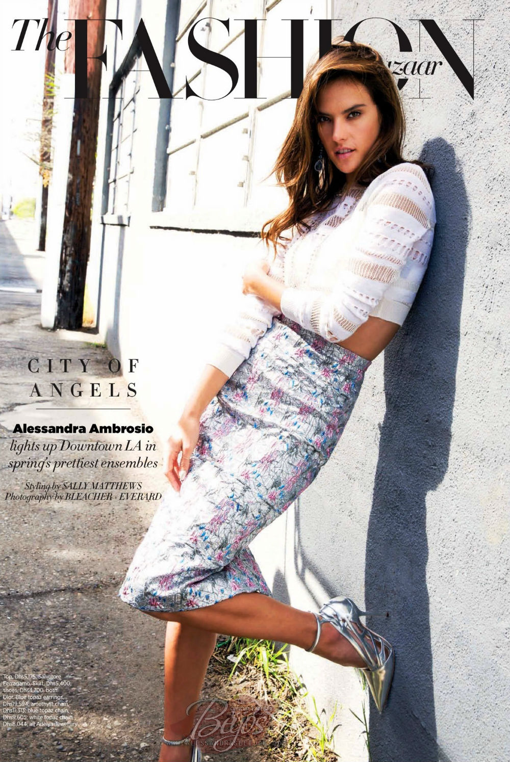 Alessandra Ambrosio by Bleacher & Everard for Harper’s Bazaar Arabia May 2014