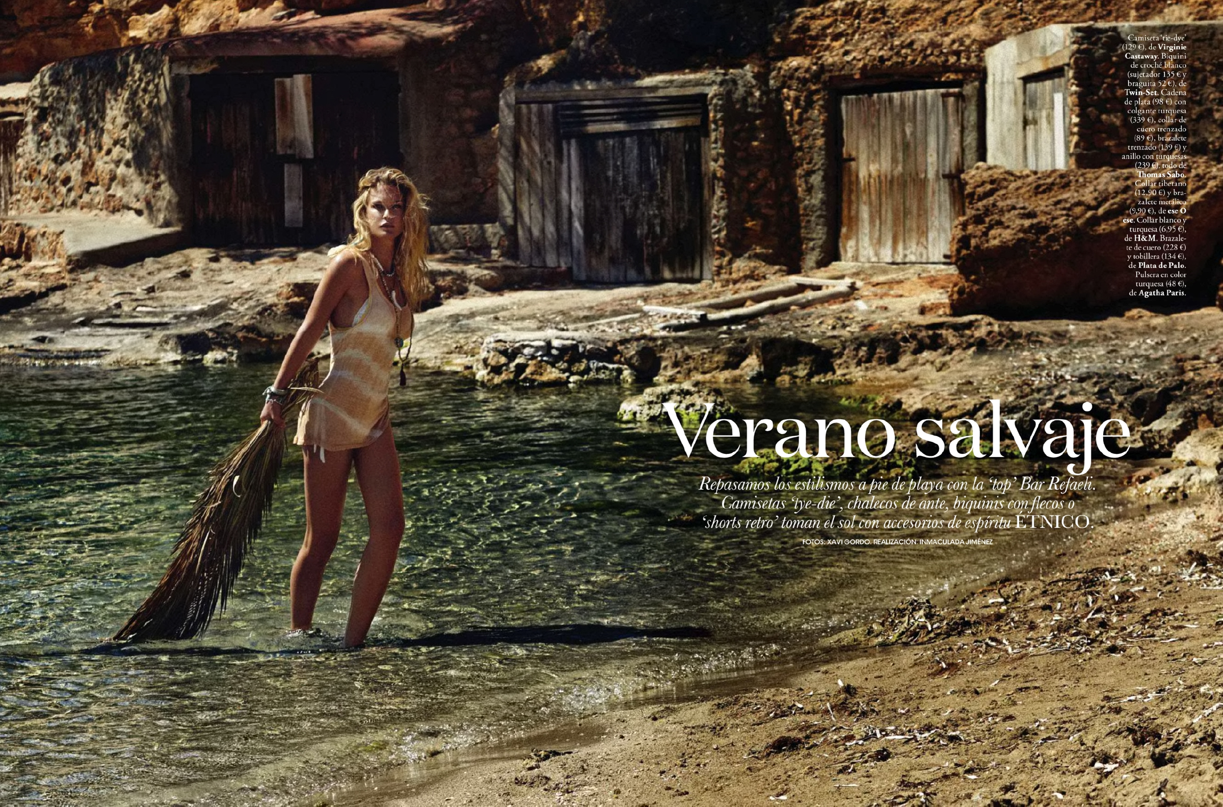 Bar Refaeli by Xavi Gordo for Elle Spain June 2014