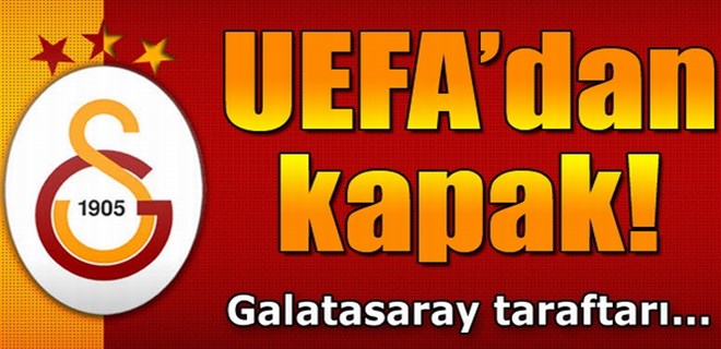 UEFA'nın kapak resmi Galatasaray!