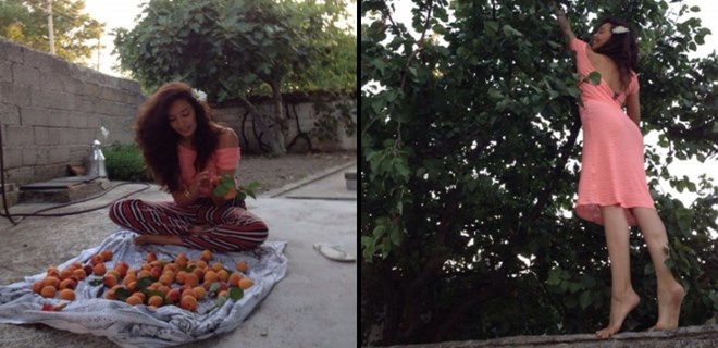 Azra Akın'ın gözlerden uzak tatili