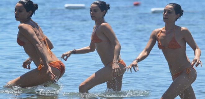 Cansu Dere gazetecilerden kaçamadı
