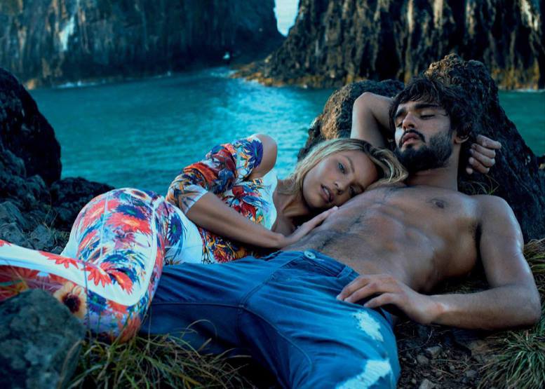 Candice Swanepoel & Marlon Teixeira: Osmoze Jeans 2015