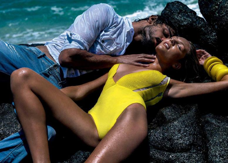 Candice Swanepoel & Marlon Teixeira: Osmoze Jeans 2015