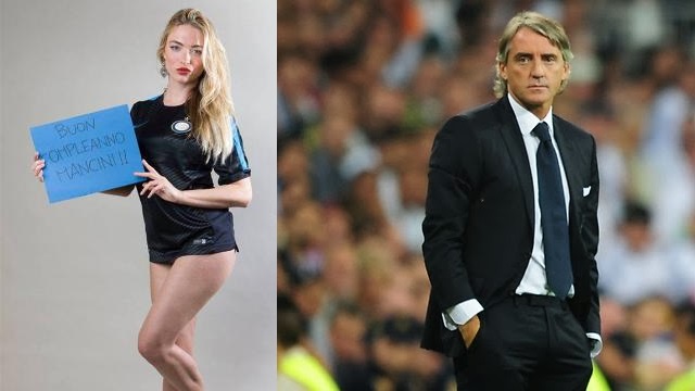 Mancini'ye Playboy güzelinden sürpriz