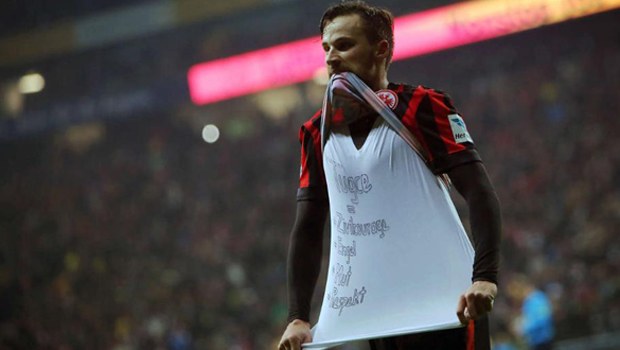Seferovic'ten Tuğçe için anlamlı hareket