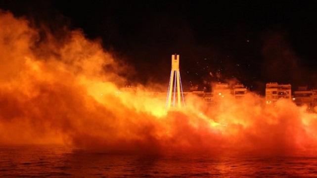 Göztepe'nin 90. yılı.. İzmir yanıyor..