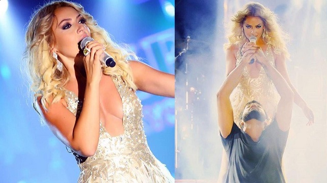 Hadise Kıbrıs konserinde dansıyla büyüledi