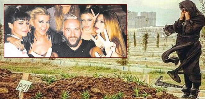 Nazlı Hamarat yasta değil, barda!