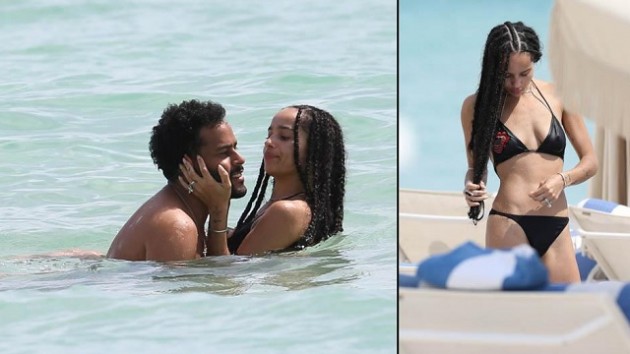 Zoe Kravitz sevgilisiyle tatilde