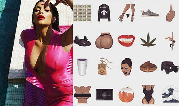 Kardashian'dan emojilere rakip: Kimoji